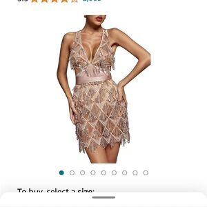 Bodycon Glitter Mini Dress